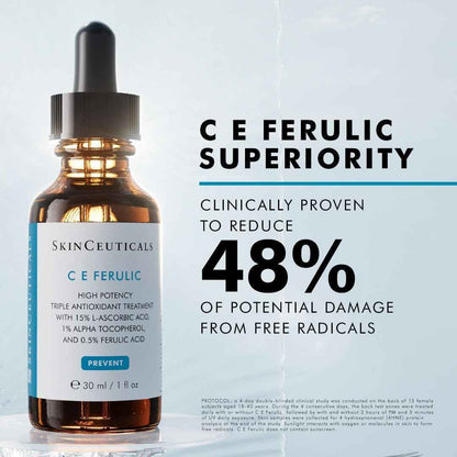 SkinCeuticals C E Ferulic Vitamin C Serum – High Potency Triple Antioxidant Treatment 30ml